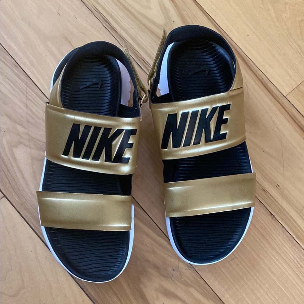 Nike Gold Sandals